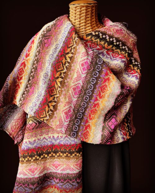 Judy fairisle design shawl