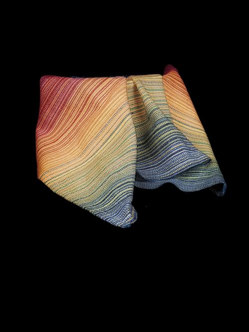 rainbow blue kitchen towel